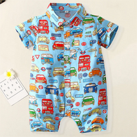 Load image into Gallery viewer, Baby Kid Unisex Car Print Jumpsuits Wholesale 220425203
