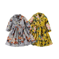 Load image into Gallery viewer, Baby Kid Girls Flower Print Coats Wholesale 220425327
