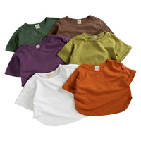 Load image into Gallery viewer, Baby Kid Girls Boys Solid Color T-Shirts Wholesale 220429457
