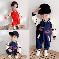 Load image into Gallery viewer, Baby Unisex Letters Color-blocking Jumpsuits Wholesale 220505349
