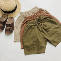 Load image into Gallery viewer, Baby Kid Boys Solid Color Shorts Wholesale 220505468
