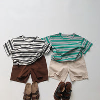 Load image into Gallery viewer, Baby Kid Unisex Striped T-Shirts Wholesale 220505506
