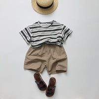 Load image into Gallery viewer, Baby Kid Unisex Striped T-Shirts Wholesale 220505506
