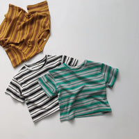 Load image into Gallery viewer, Baby Kid Unisex Striped T-Shirts Wholesale 220505506

