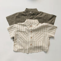 Load image into Gallery viewer, Baby Kid Unisex Striped Shirts Wholesale 220505533
