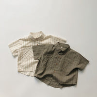 Load image into Gallery viewer, Baby Kid Unisex Striped Shirts Wholesale 220505533
