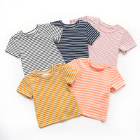 Load image into Gallery viewer, Baby Kid Girls Striped T-Shirts Wholesale 22051068

