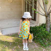 Load image into Gallery viewer, Kid Girls Flower Print Dresses Wholesale 220524214
