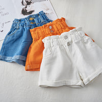Load image into Gallery viewer, Kid Girls Solid Color Shorts Wholesale 220524222
