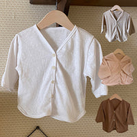 Load image into Gallery viewer, Baby Kid Girls Solid Color Jackets Outwears Wholesale 220526343
