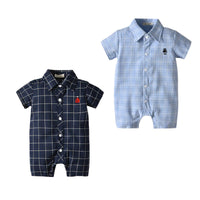 Load image into Gallery viewer, Baby Kid Unisex Checked Jumpsuits Wholesale 22052682
