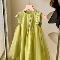 Load image into Gallery viewer, Baby Kid Girls Solid Color Dresses Wholesale 220530439
