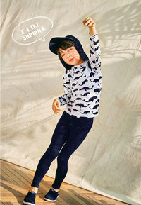 Load image into Gallery viewer, 3 Pieces Set Kid Big Kid Boys Beach Print Tops And Solid Color Ribbon Pants And Hats Wholesale 22060690
