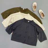 Load image into Gallery viewer, Baby Kid Unisex Solid Color Jackets Outwears Wholesale 220613373
