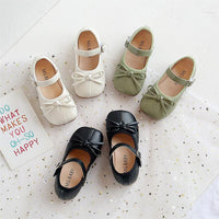 Load image into Gallery viewer, Baby Kid Girls Solid Color Bow Shoes Wholesale 22061338
