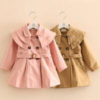 Load image into Gallery viewer, Baby Kid Girls Solid Color Ribbon Coats Wholesale 22080205
