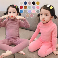 Load image into Gallery viewer, 2 Pieces Set Baby Kid Unisex Solid Color Tops And Pants Wholesale 22081532
