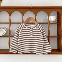Load image into Gallery viewer, Baby Unisex Solid Color Striped Tops Wholesale 22081572
