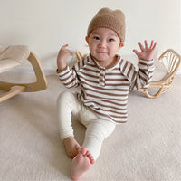 Load image into Gallery viewer, Baby Unisex Solid Color Striped Tops Wholesale 22081572
