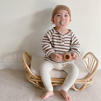 Load image into Gallery viewer, Baby Unisex Solid Color Striped Tops Wholesale 22081572
