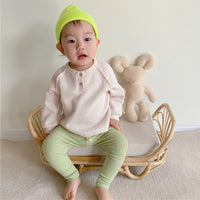 Load image into Gallery viewer, Baby Unisex Solid Color Striped Tops Wholesale 22081572
