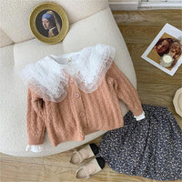 Load image into Gallery viewer, Baby Kid Girls Solid Color Cardigan Wholesale 220817430
