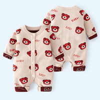 Load image into Gallery viewer, Baby Kid Unisex Letters Cartoon Crochet Jumpsuits Wholesale 220817507
