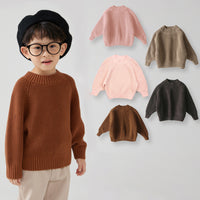 Load image into Gallery viewer, Baby Kid Unisex Solid Color Sweaters Wholesale 220819239
