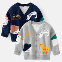 Load image into Gallery viewer, Baby Kid Boys Animals Crochet Cardigan Wholesale 220819598
