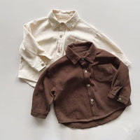 Load image into Gallery viewer, Baby Kid Unisex Solid Color Shirts Wholesale 220909366
