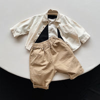 Load image into Gallery viewer, Baby Kid Unisex Solid Color Shirts Wholesale 220909366

