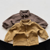Load image into Gallery viewer, Baby Kid Unisex Solid Color Shirts Wholesale 220909424
