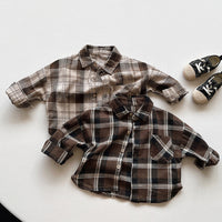 Load image into Gallery viewer, Baby Kid Unisex Checked Shirts Wholesale 220909515
