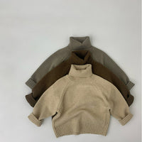 Load image into Gallery viewer, Baby Kid Unisex Solid Color Sweaters Knitwear Wholesale 220914389

