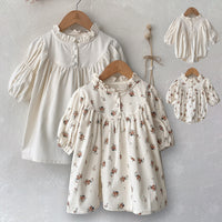 Load image into Gallery viewer, Baby Girls Flower Print Rompers Dresses Wholesale 220920328
