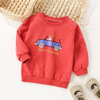 Load image into Gallery viewer, Baby Kid Boys Car Cartoon Print Hoodies Swearshirts Wholesale 220920450
