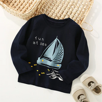 Load image into Gallery viewer, Baby Kid Boys Letters Cartoon Print Tops Wholesale 220920455
