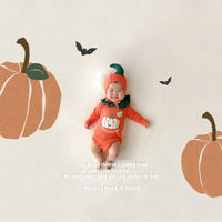 Load image into Gallery viewer, Baby Unisex Letters Cartoon Print Print Halloween Rompers Wholesale 220922422
