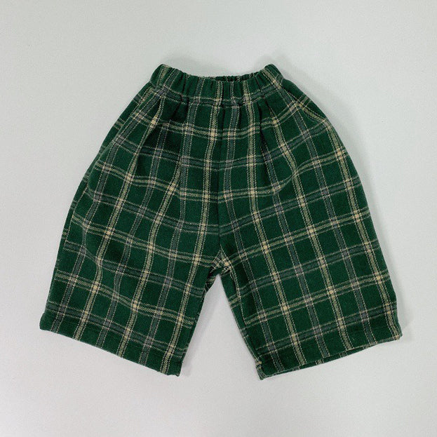 Baby Kid Unisex Checked Pants Wholesale 220927273