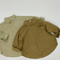 Load image into Gallery viewer, Baby Kid Unisex Solid Color Shirts Wholesale 220927458
