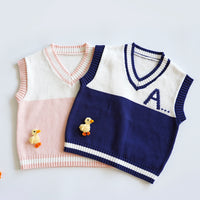 Load image into Gallery viewer, Baby Kid Unisex Cartoon Alphabet Vests Waistcoats Wholesale 2209291094
