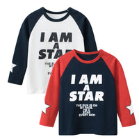 Load image into Gallery viewer, Baby Kid Boys Letters Color-blocking Tops Wholesale 221025238
