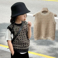 Load image into Gallery viewer, Baby Kid Unisex Checked Vests Waistcoats Wholesale 221028432
