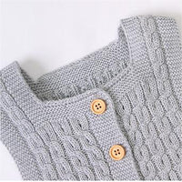 Load image into Gallery viewer, Baby Unisex Solid Color Knitwear Jumpsuits Wholesale 22102855
