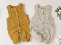 Load image into Gallery viewer, Baby Unisex Solid Color Knitwear Jumpsuits Wholesale 22102855
