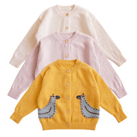 Load image into Gallery viewer, Baby Kid Girls Cartoon Cardigan Knitwear Wholesale 221107139

