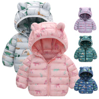 Load image into Gallery viewer, Baby Kid Unisex Dinosaur Animals Cartoon Print Jackets Outwears Wholesale 221107308
