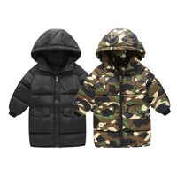 Load image into Gallery viewer, Kid Unisex Solid Color Camo Coats Wholesale 221107396
