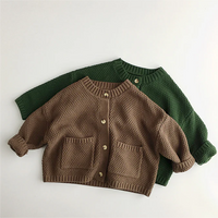 Load image into Gallery viewer, Baby Kid Unisex Solid Color Cardigan Wholesale 22112141
