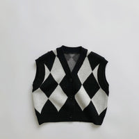 Load image into Gallery viewer, Baby Kid Unisex Checked Vests Waistcoats Knitwear Wholesale 22112157
